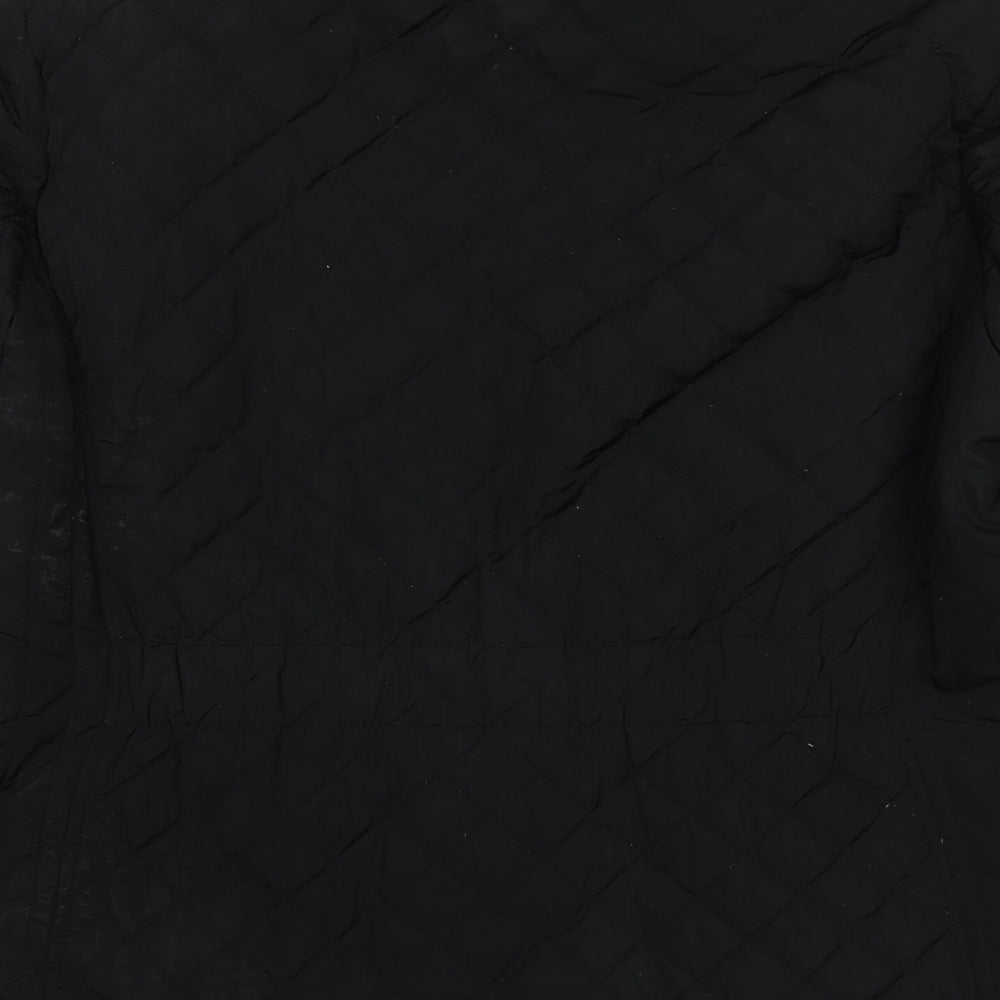 Aphorism Womens Black Jacket Size 2XL Zip