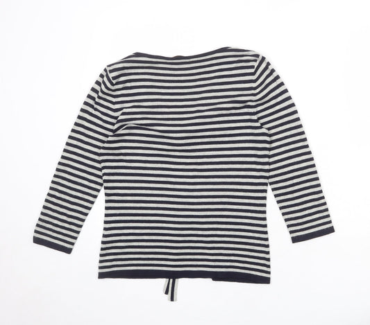 Womens UK Size 10 Oui Grey Pullover Jumper