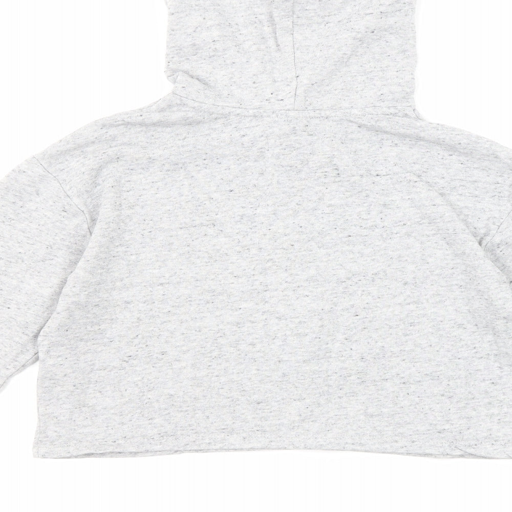 Womens UK Size XS Divided by H&M Grey Pullover Hoodie