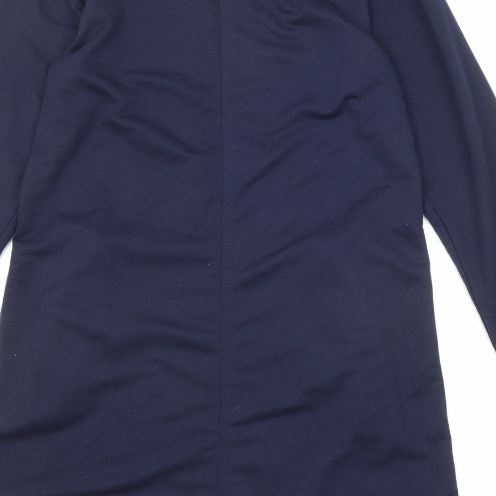 Voir Jeans Womens Blue Cotton Jumper Dress Size S Round Neck Pullover