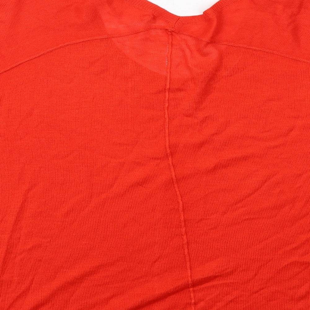 Womens UK Size M NEXT Orange Pullover Jumper