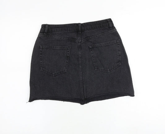 Womens UK Size 10 Denim & Co. Mini Denim Skirt