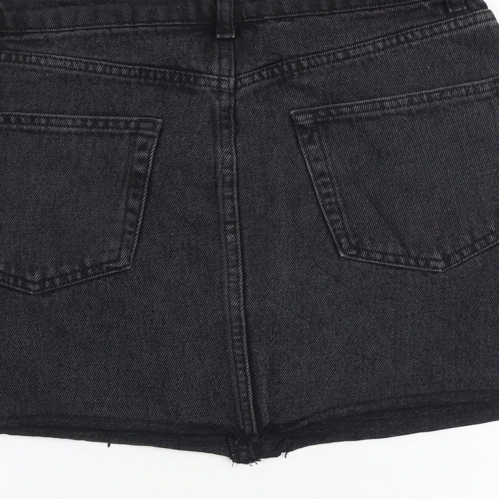 Womens UK Size 10 Denim & Co. Mini Denim Skirt