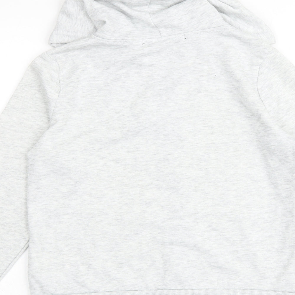 FB sister Womens Grey Cotton Full Zip Hoodie Size XS Zip