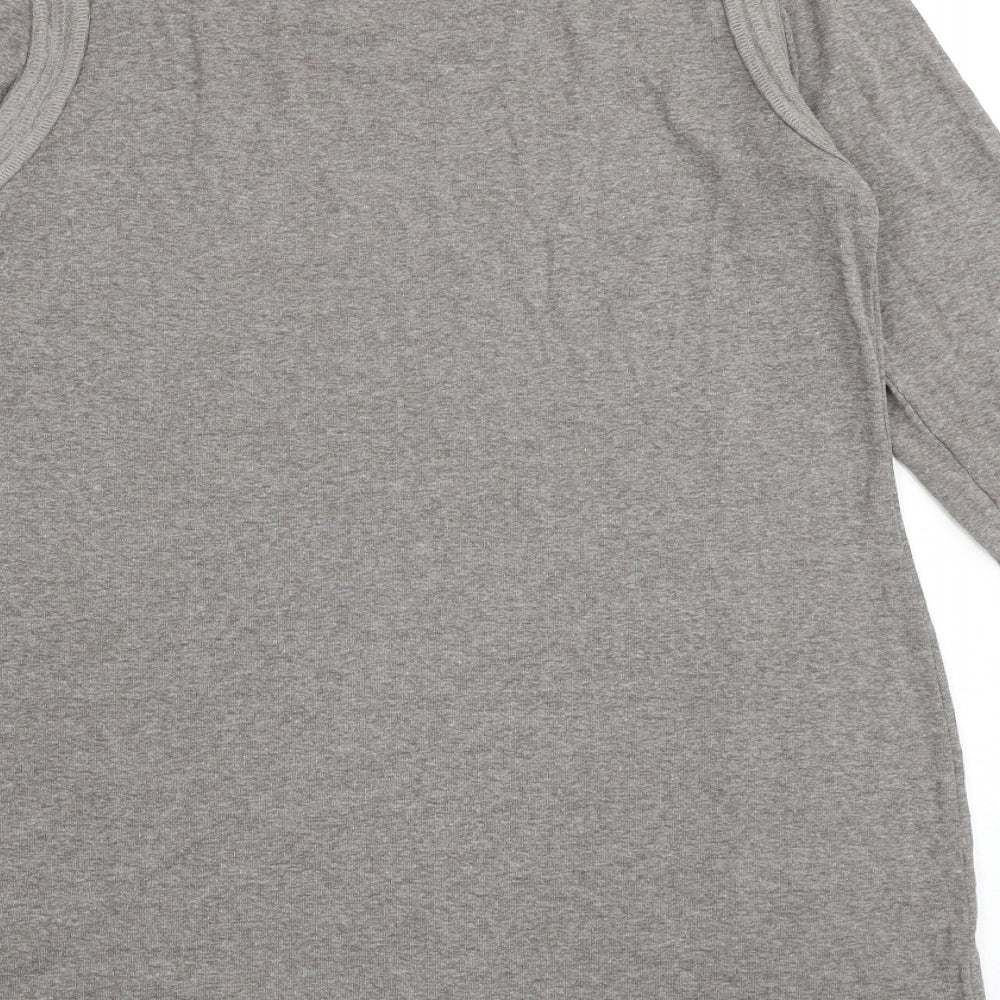 Womens UK Size 12 Marks and Spencer Grey Basic Blouse