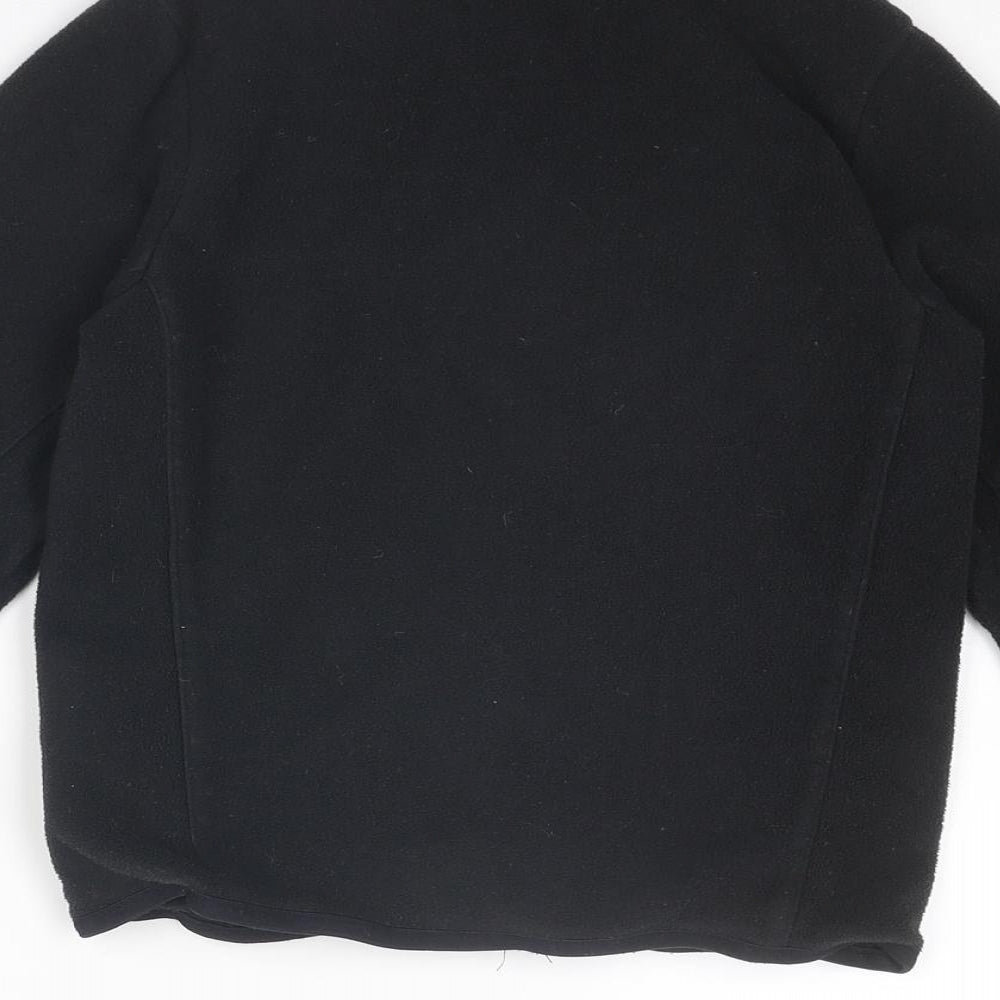 Quechua Boys Black Jacket Size 8 Years Zip