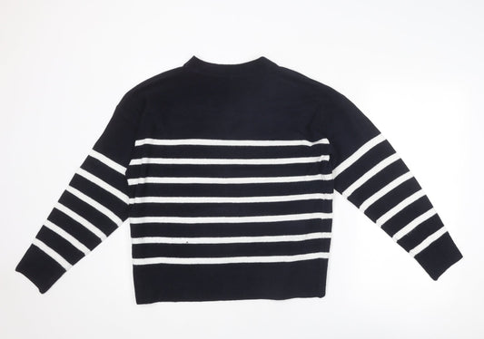Womens UK Size M Marks and Spencer Blue Pullover Jumper