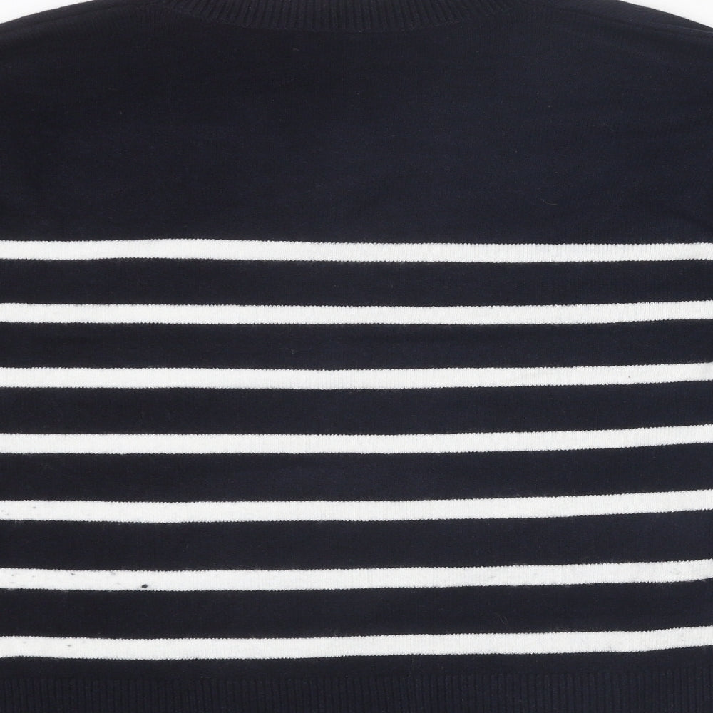 Womens UK Size M Marks and Spencer Blue Pullover Jumper