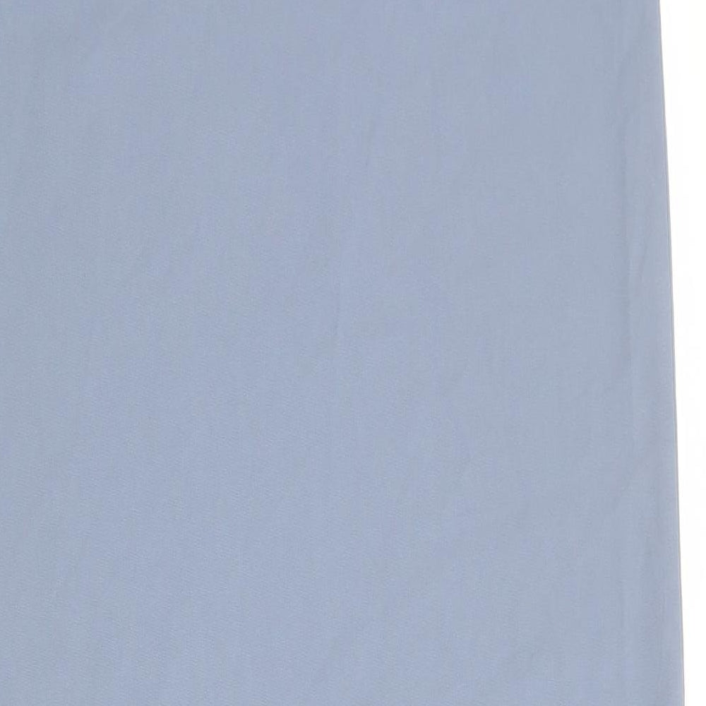Quality Life Womens Blue Polyester Slip Dress Size XL V-Neck Pullover