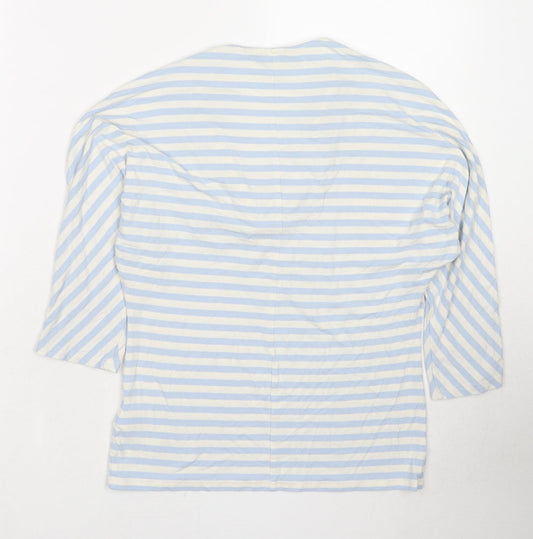 Womens UK Size 12 Phase Eight Blue Basic T-Shirt