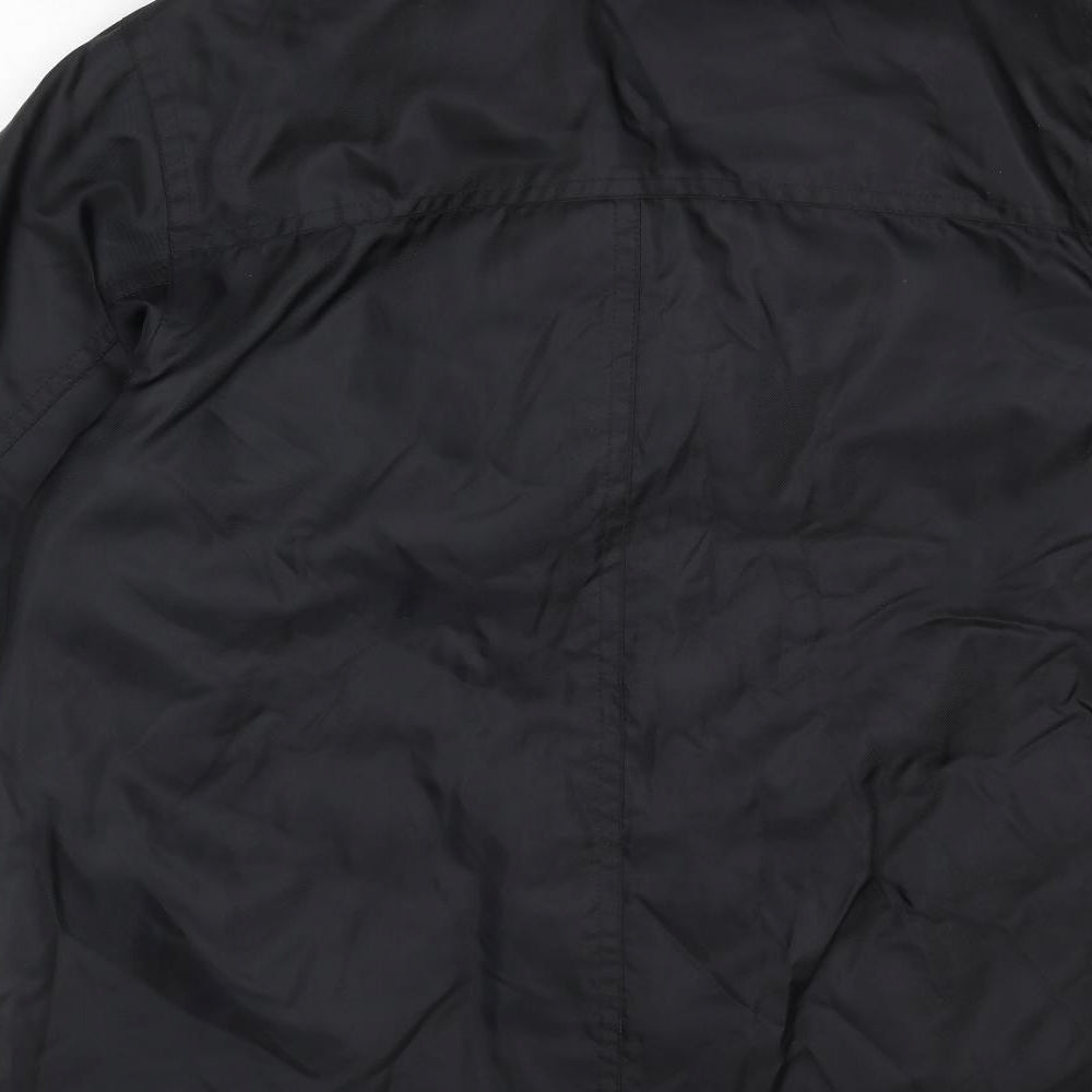 Womens UK Size 16 Marks and Spencer Black Overcoat