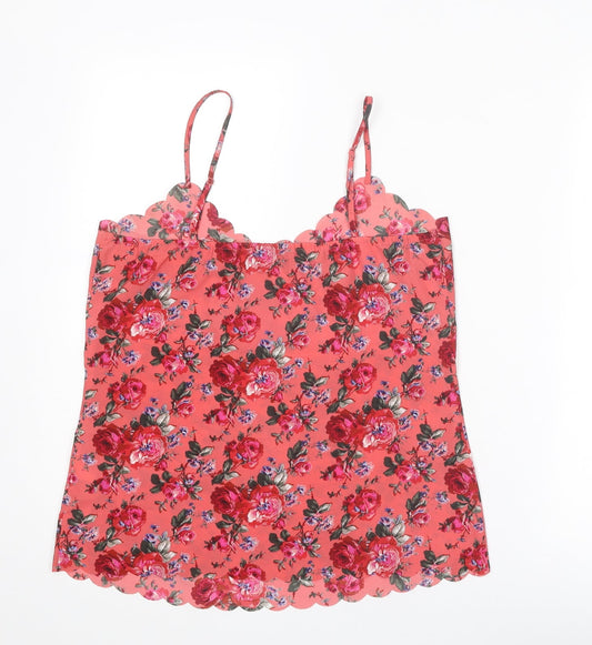 Womens UK Size 10 Oasis Pink Basic Tank