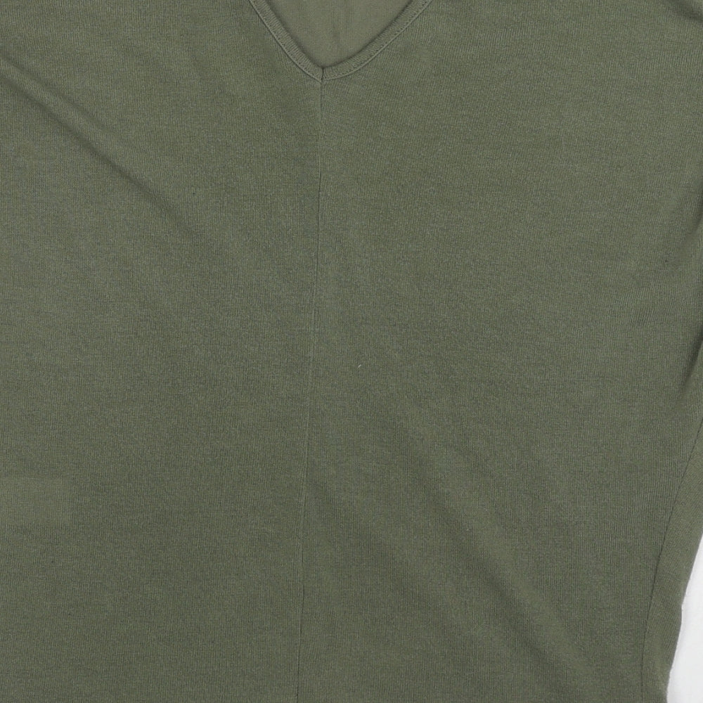 Womens UK Size 10 Quiz Green Pullover Jumper