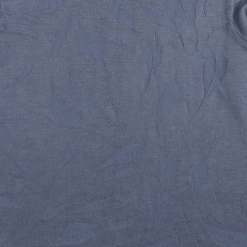 Womens UK Size 14 Marks and Spencer Blue Pullover Jumper