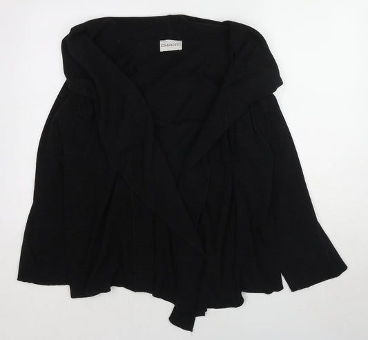 Womens UK Size L Chianti Black Cardigan Jumper