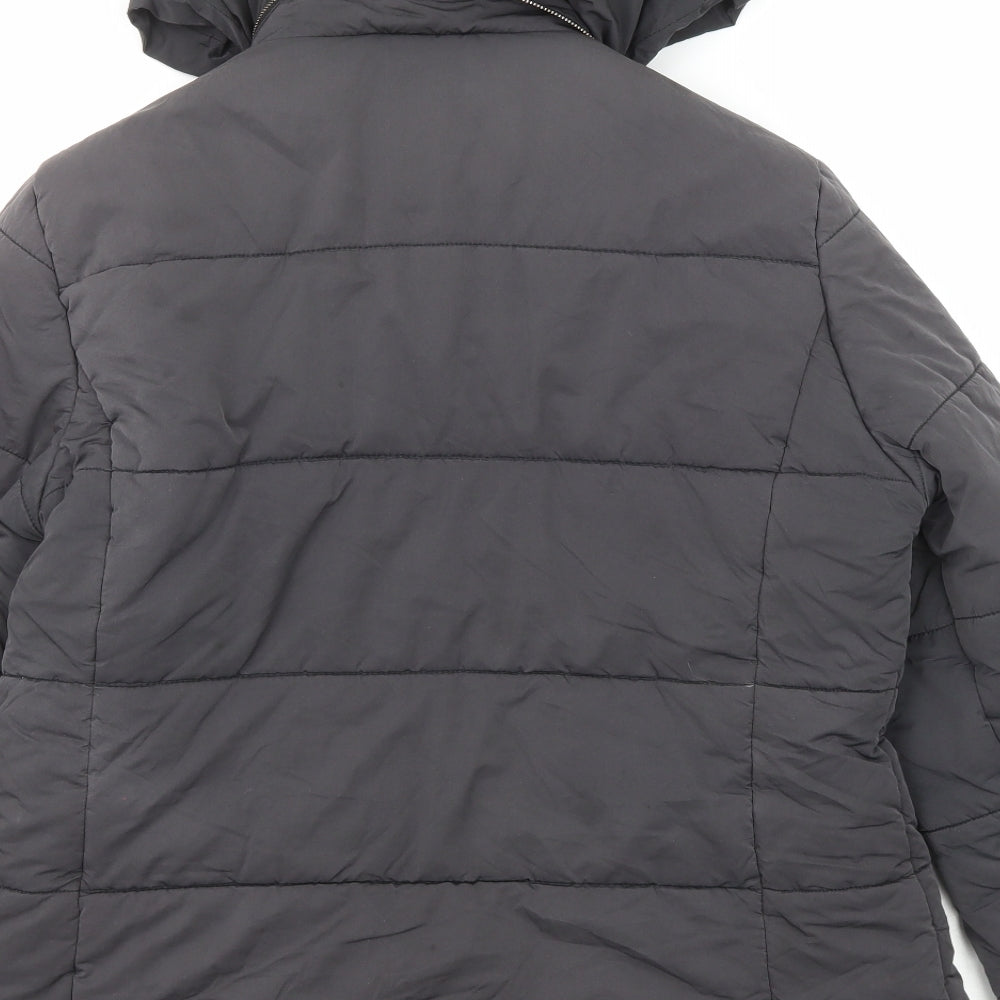 Womens UK Size 14 John Lewis Grey Puffer Jacket