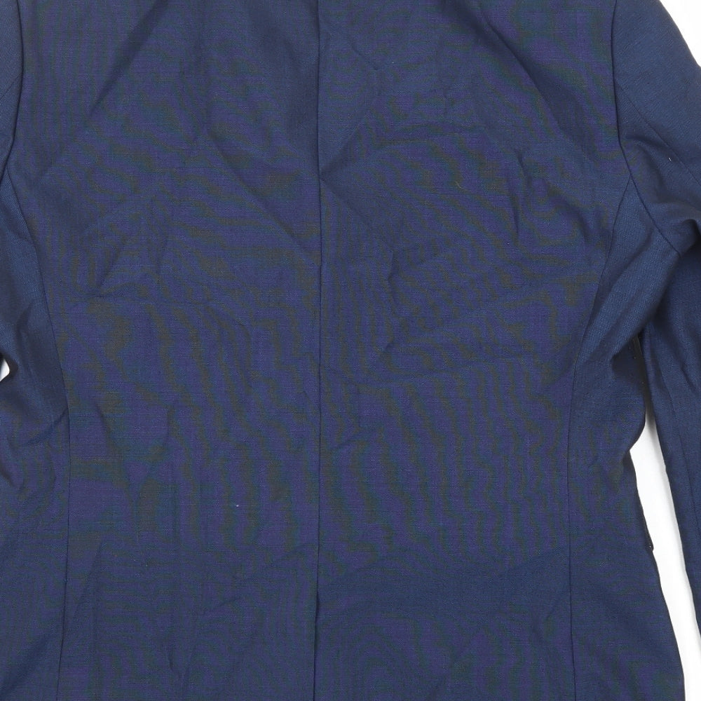 Mens UK Size 40 NEXT Regular Blue Suit Jacket