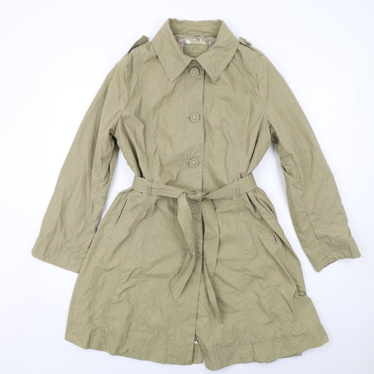 Womens UK Size 14 Per Una Beige Overcoat
