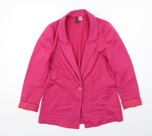 Womens UK Size 6 H&M Pink Jacket