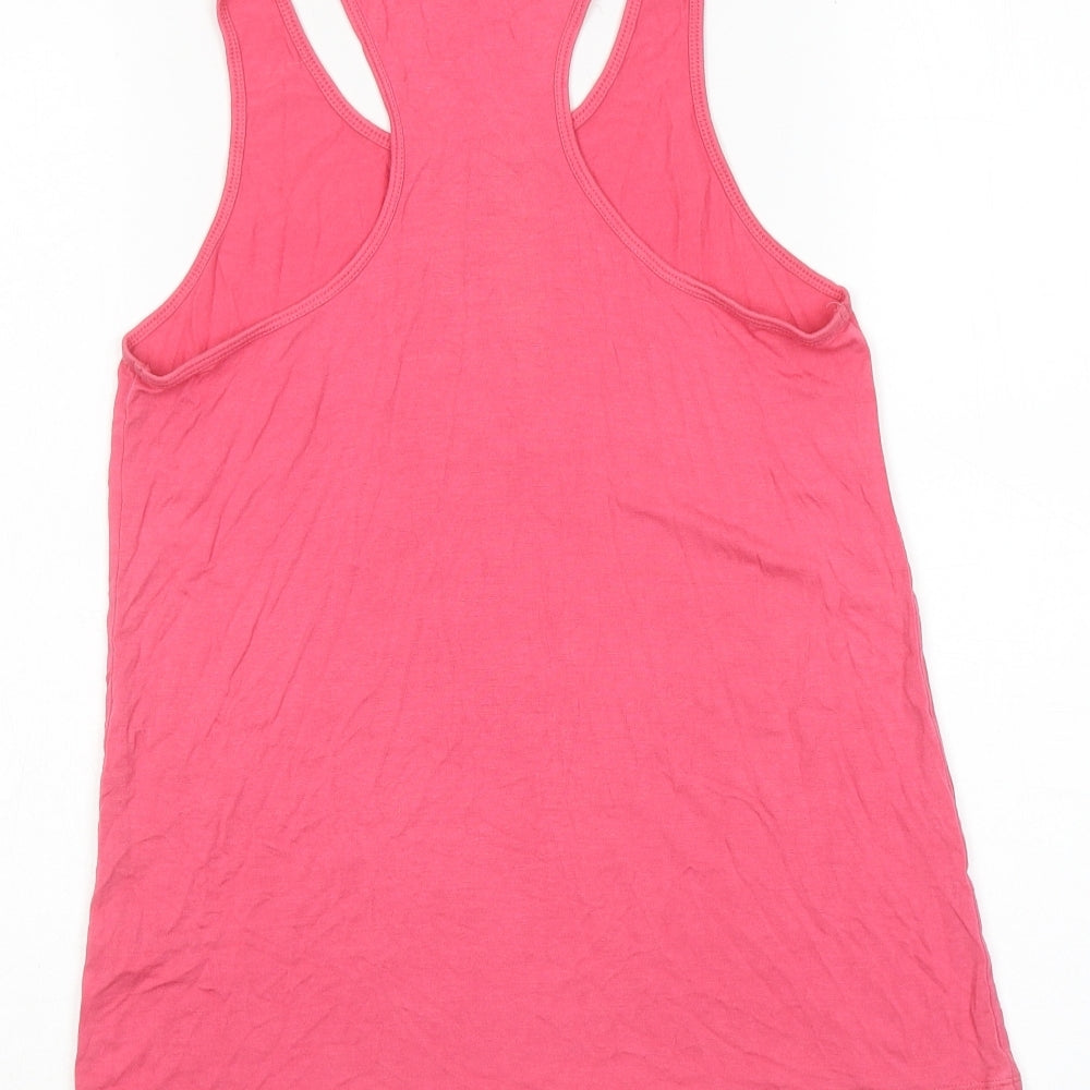 Womens UK Size 10 GOODMOVE Pink Basic Tank