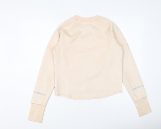 H&M Womens Pink Polyester Pullover Sweatshirt Size S Pullover - Run like no one is watching