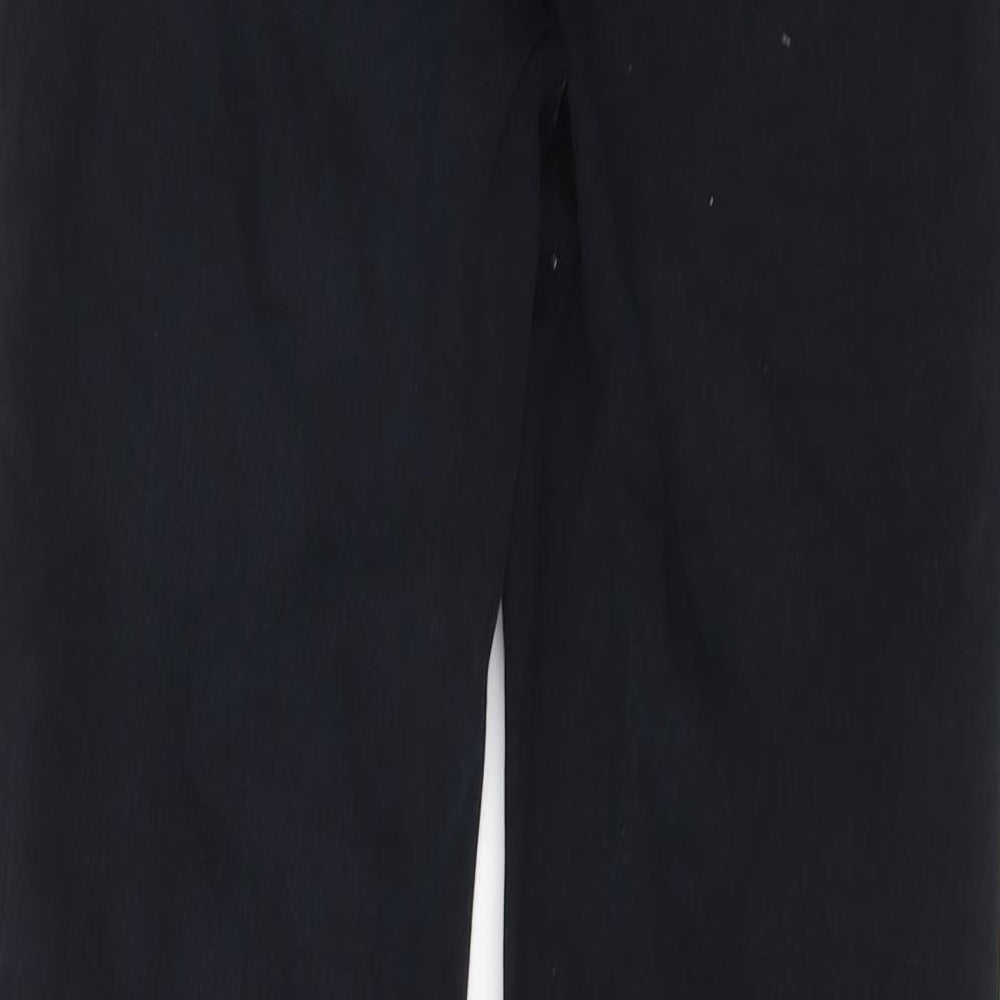 Belmonte Womens Blue Cotton Straight Jeans Size 10 L28 in Slim Button