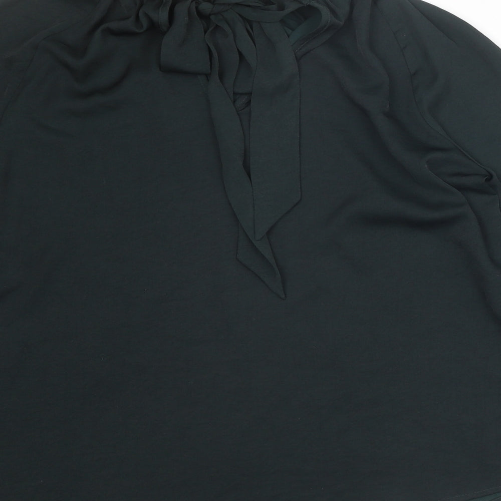Womens UK Size 12 Mint Velvet Black Basic Blouse