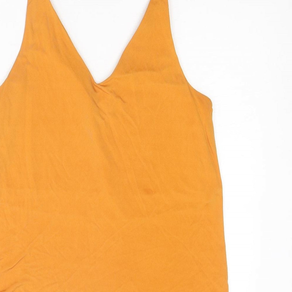 Womens UK Size S H&M Orange Camisole Tank