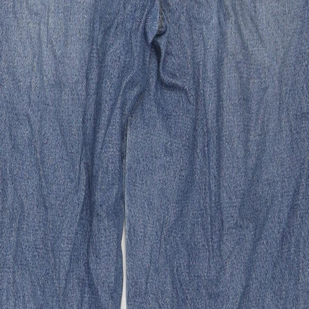 Candy Girls Blue Cotton Skinny Jeans Size 16 Years Regular Zip - Distressed