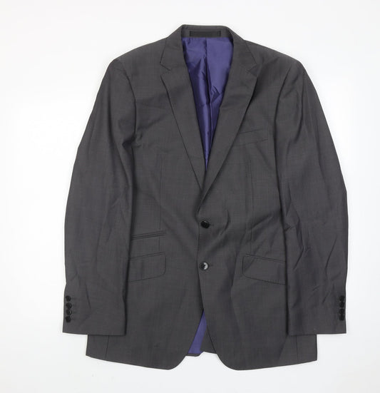 Mens UK Size 40 Autograph Regular Grey Suit Jacket