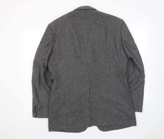 Mens UK Size 38 Greenwoods Regular Grey Suit Jacket