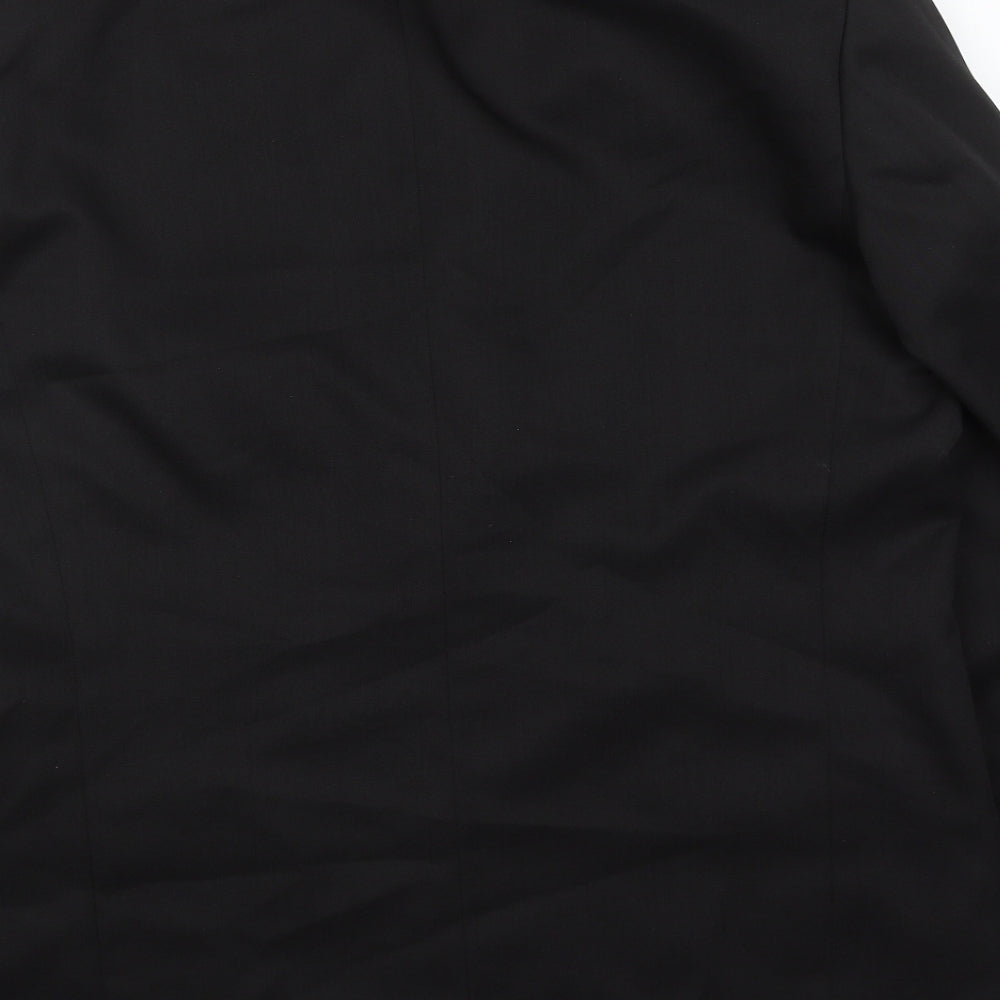 Mens UK Size 42 Zantos Regular Black Suit Jacket