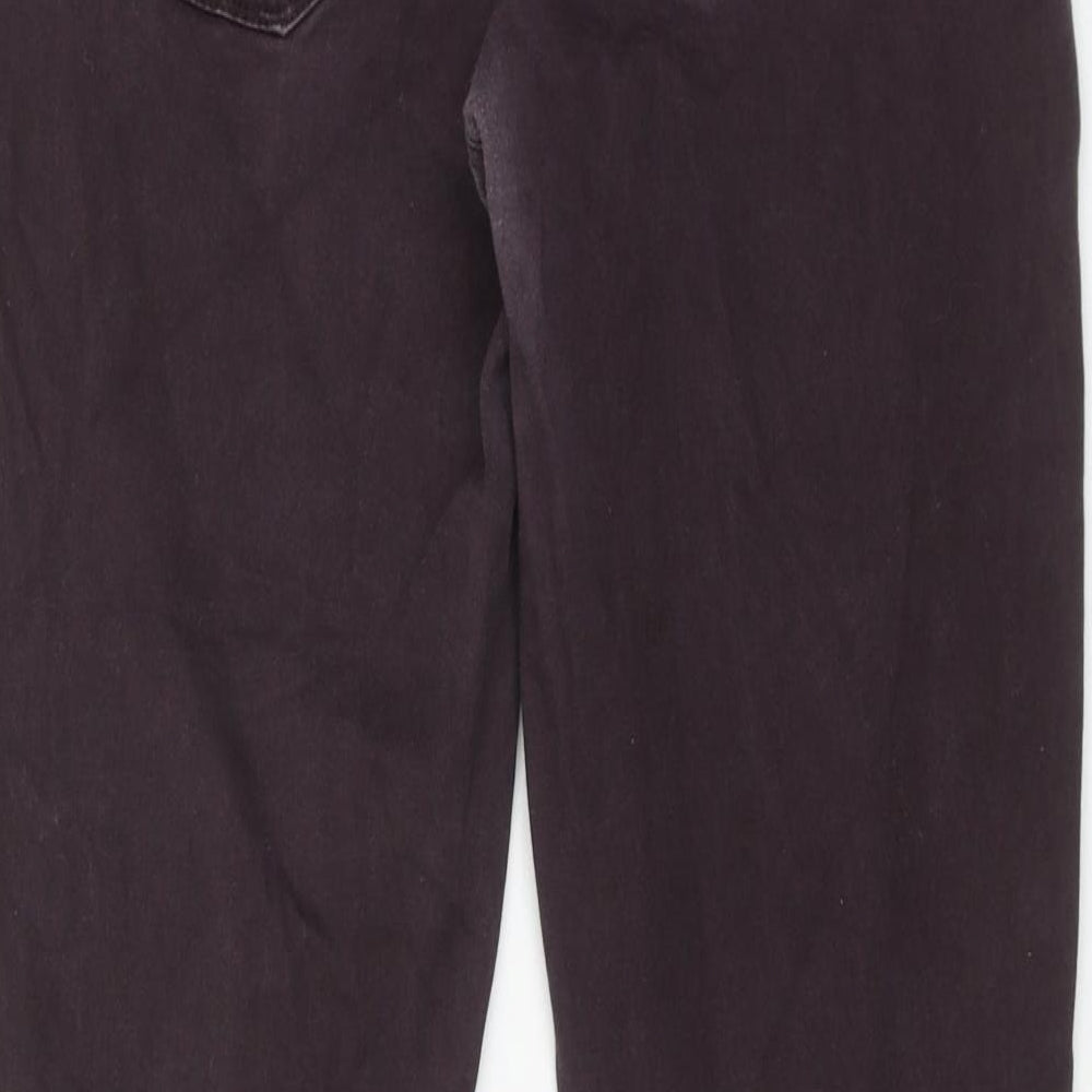 Gap Womens Purple Cotton Skinny Jeans Size 32 in Regular Zip