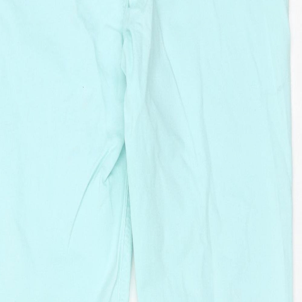 Bandolino Womens Blue Cotton Skinny Jeans Size 10 Regular Zip