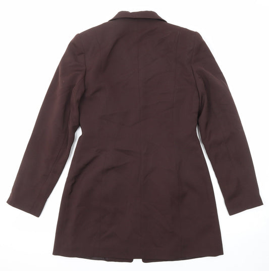 Debenhams Womens Brown Polyester Jacket Suit Jacket Size 10