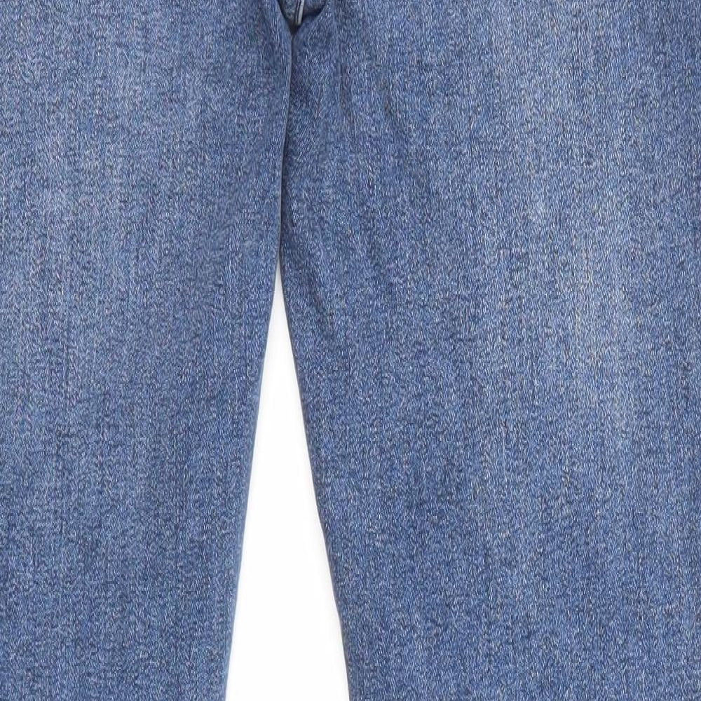 Denim & Co. Mens Blue Cotton Skinny Jeans Size 32 in L32 in Regular Zip