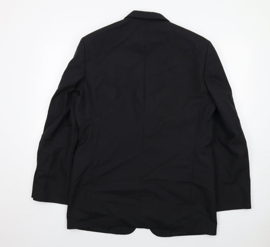 Mens UK Size 42 Scott & Taylor Regular Black Suit Tuxedo