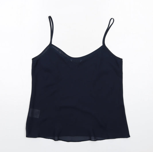 Womens UK Size 8 Planet Blue Camisole Tank