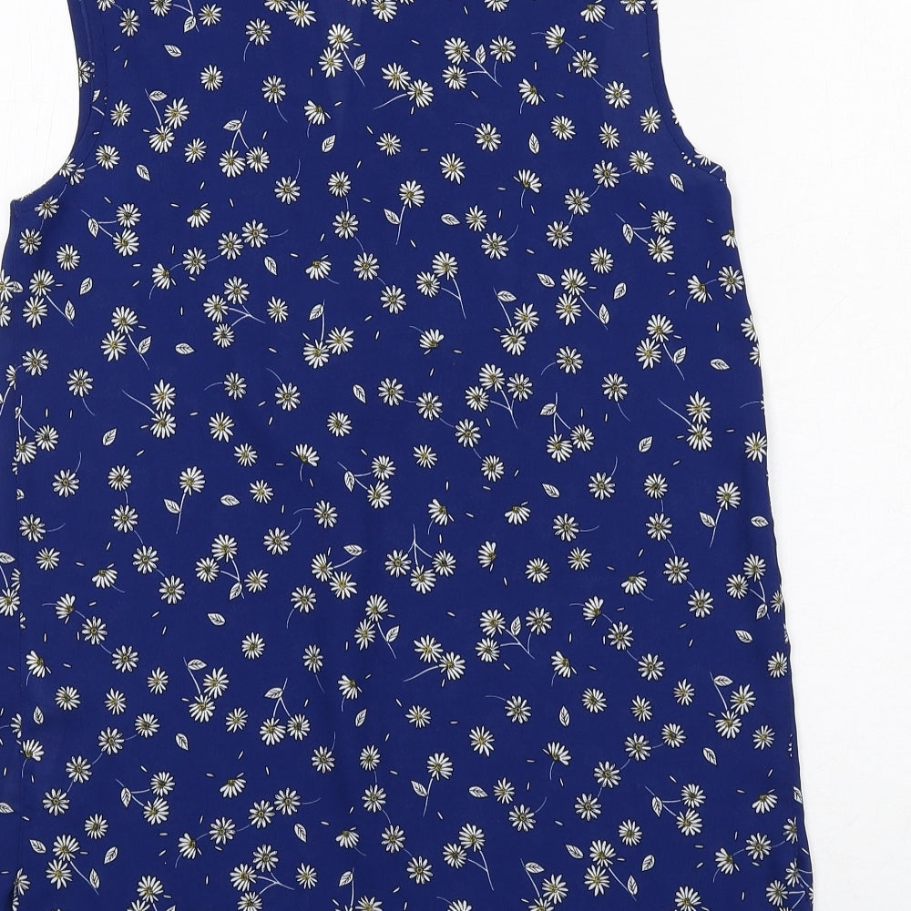 Womens UK Size 6 Dorothy Perkins Blue Basic Blouse
