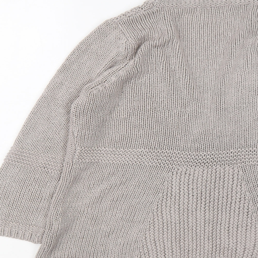 Womens UK Size 10 Marks and Spencer Grey Cardigan Jumper