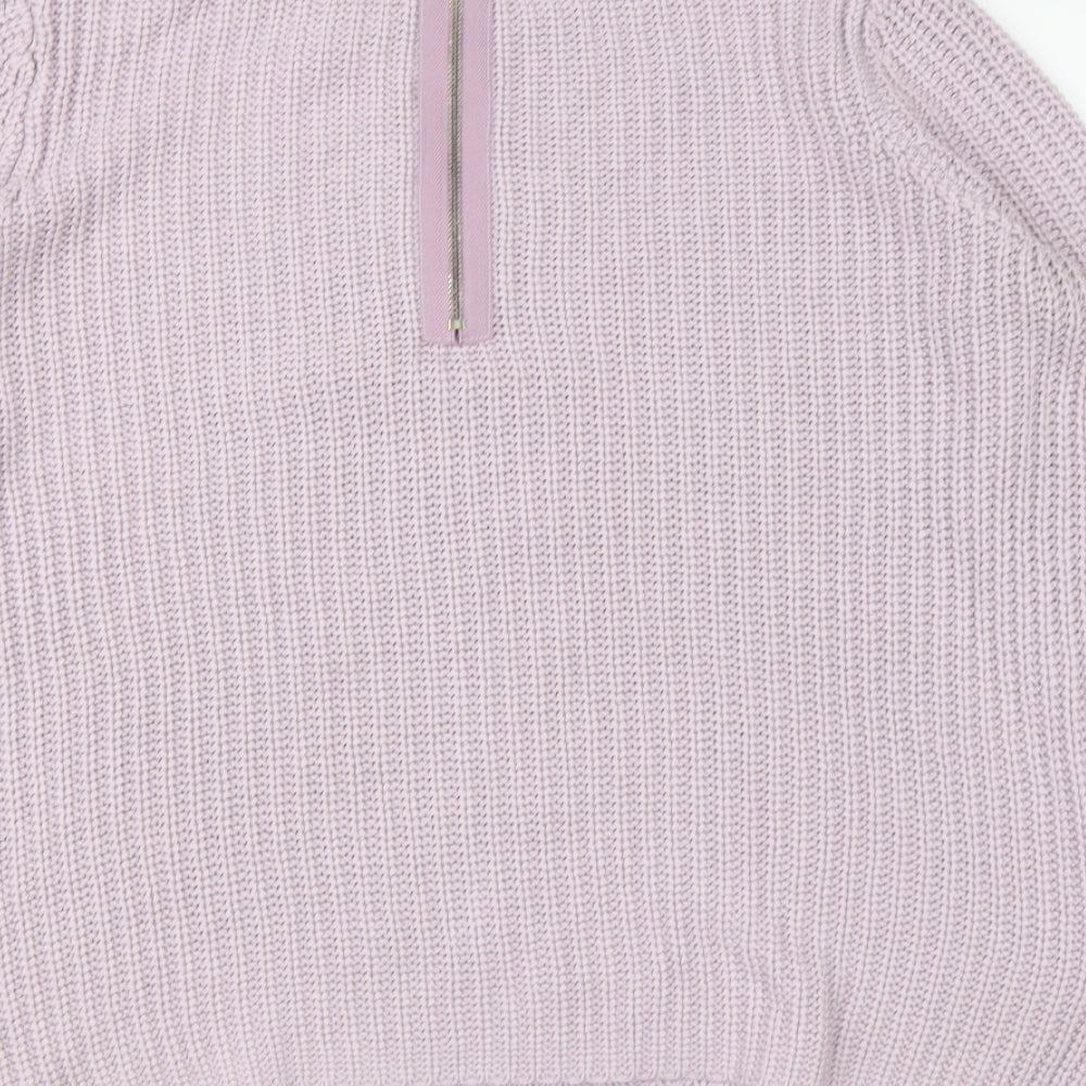 Womens UK Size 12 Marks and Spencer Purple Pullover Jumper