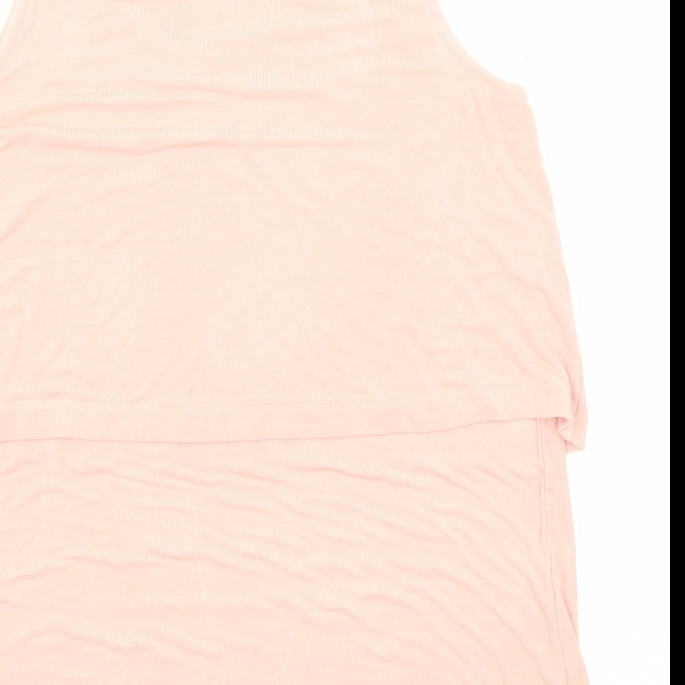 Womens UK Size S Witchery Pink Basic Tank