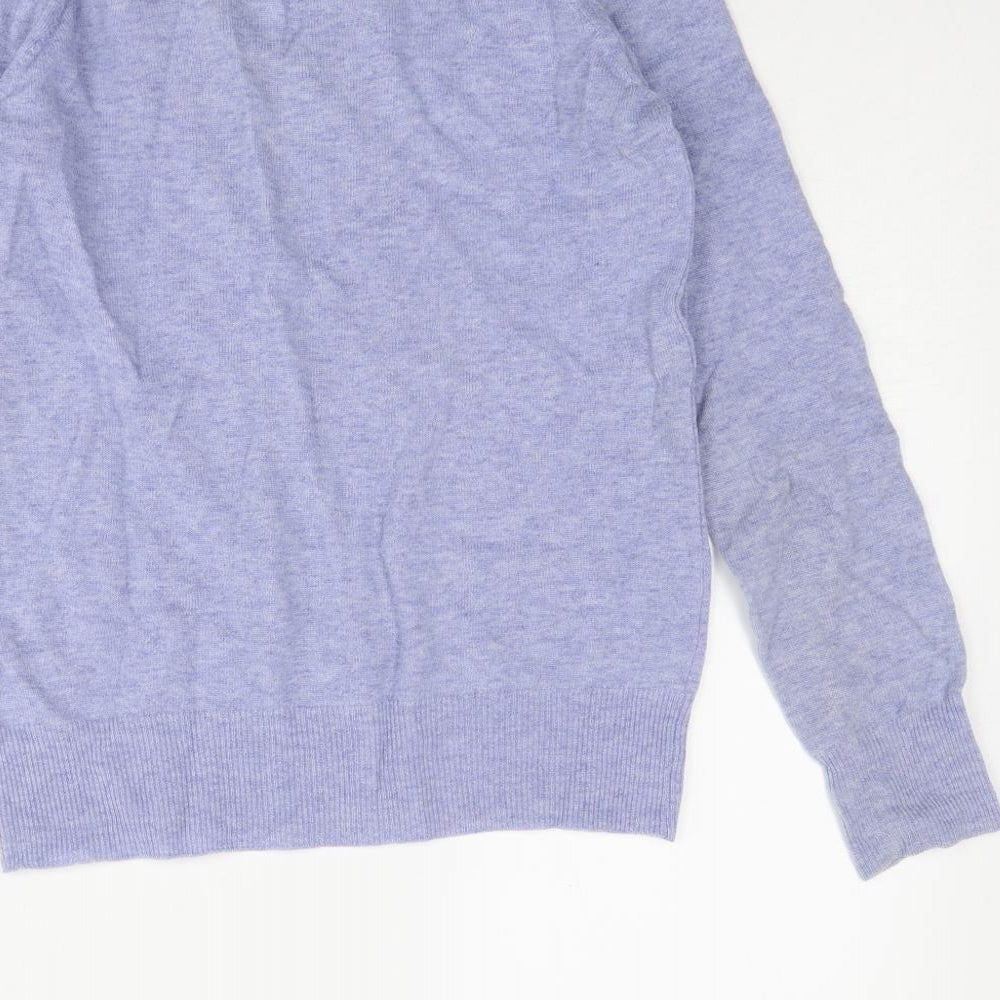 Womens UK Size 8 Marks and Spencer Blue Pullover Jumper
