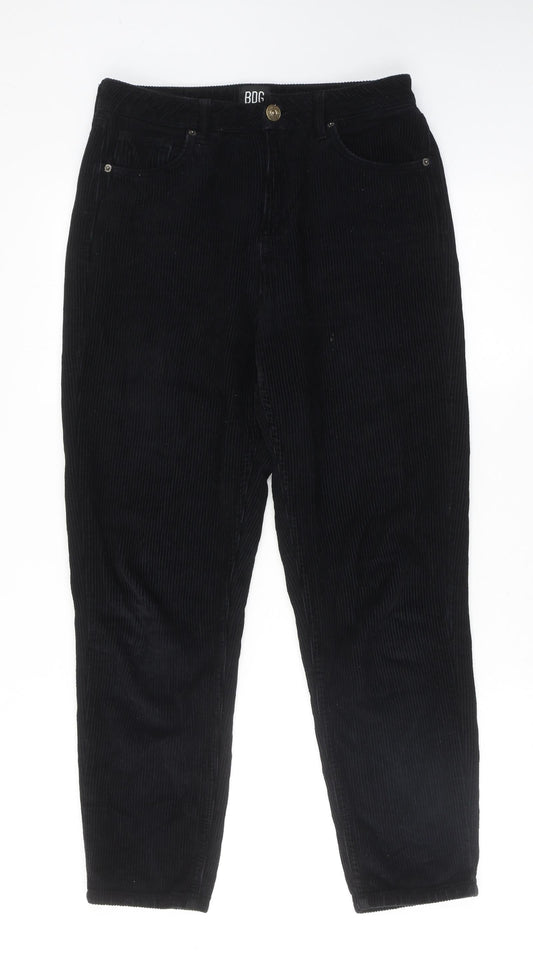 Womens UK Size 27 in BDG Regular Fit Black Trousers