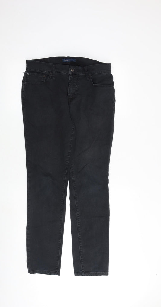 Mens UK Size 31 in Aeropostale Slim Fit Straight Black Jeans