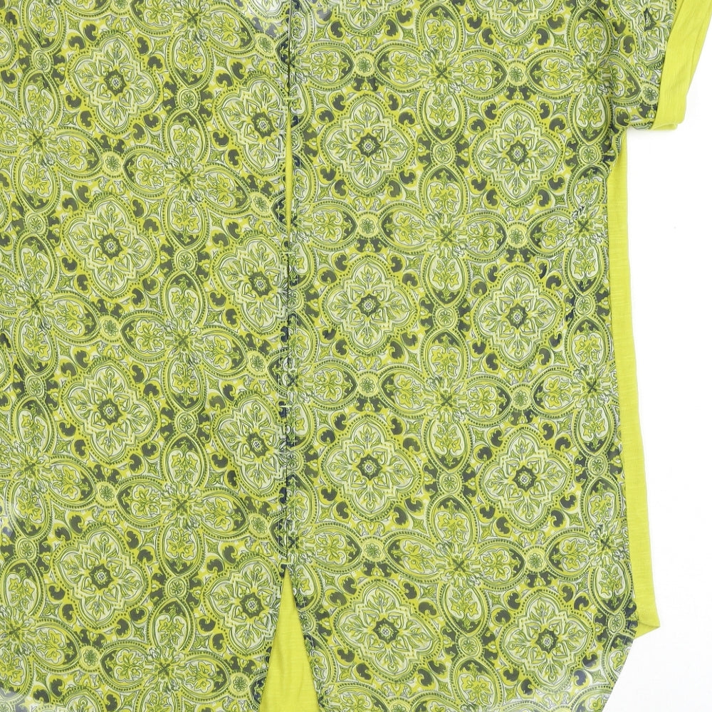 Womens UK Size 14 NEXT Multicoloured Basic Blouse