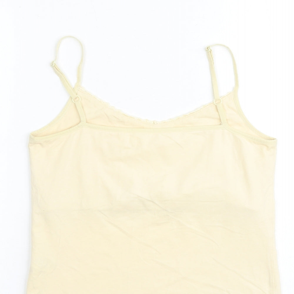 Womens UK Size S Principles Ivory Basic Tank