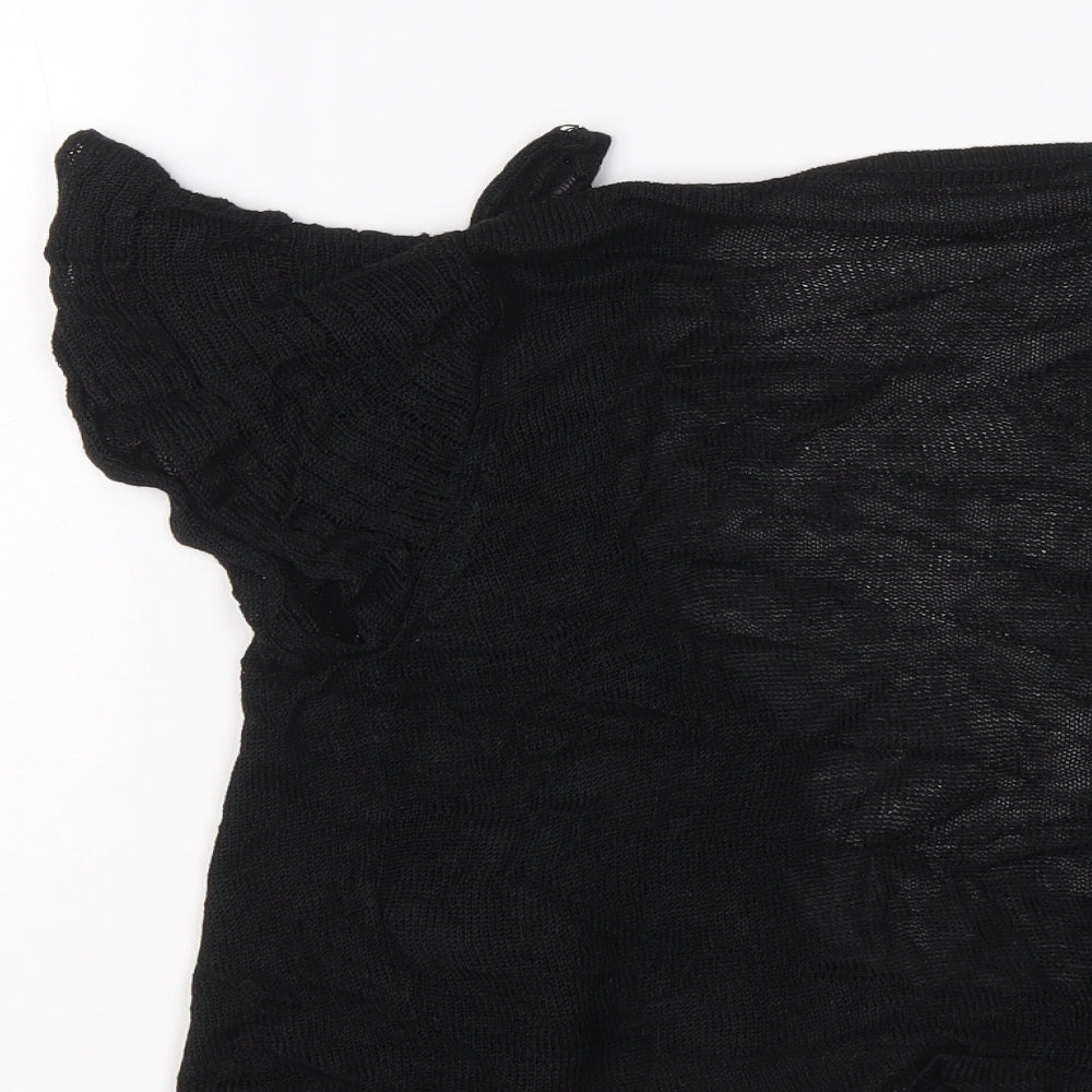 Womens UK Size 14 Marks and Spencer Black Cardigan Jumper