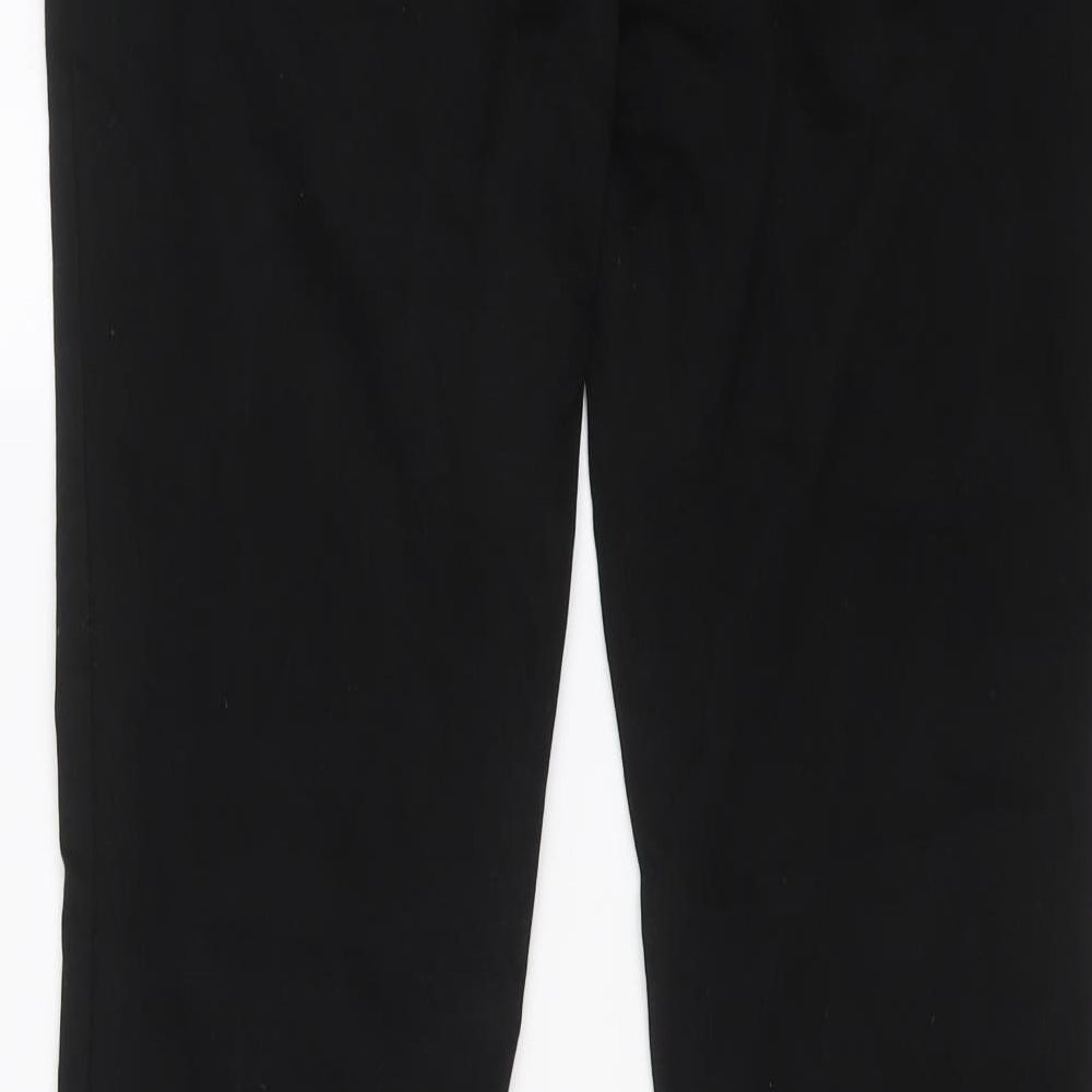 Denim & Co. Womens Black Cotton Skinny Jeans Size 34 in L30 in Regular Button