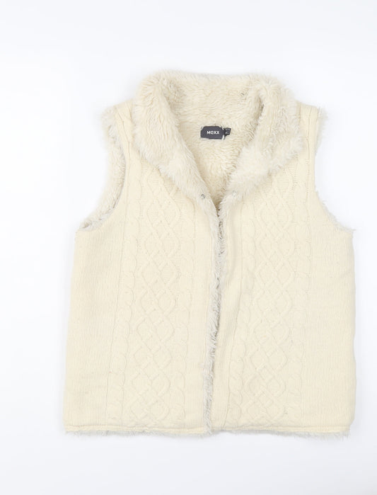 Womens UK Size M Mexx Ivory Gilet